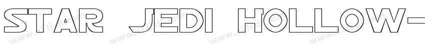 Star Jedi Hollow字体转换